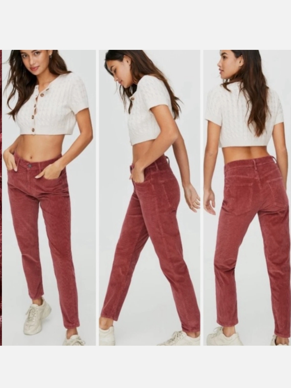Sunday Best High-Rise Corduroy Pants